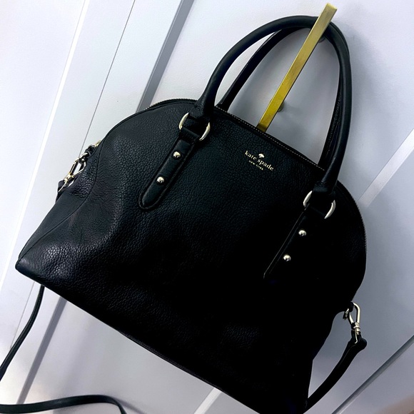 Kate Spade Black Purse (Hanheld and Crossbody) (Great condition) - Picture 1 of 5